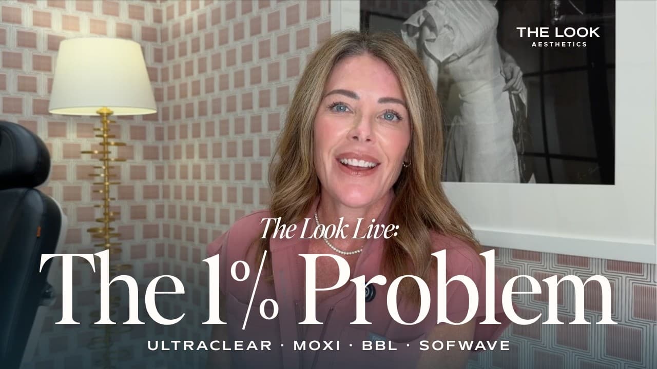 Video thumbnail: The Look Live: The 1% Problem — Full Webinar Replay — All About UltraClear, MOXI, BBL & Sofwave