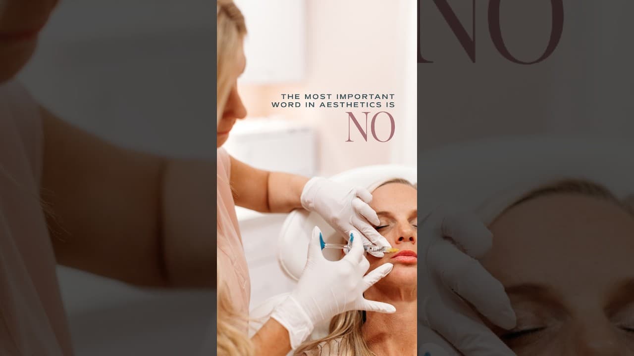 Video thumbnail: Why We Think "No" Is the Most Important Word in Aesthetics | The Look