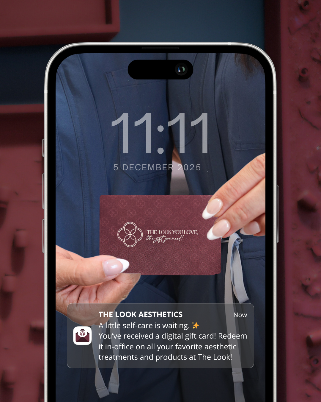 Digital Delivery Gift Card — Website Image The Look Holiday Gift Card Sale