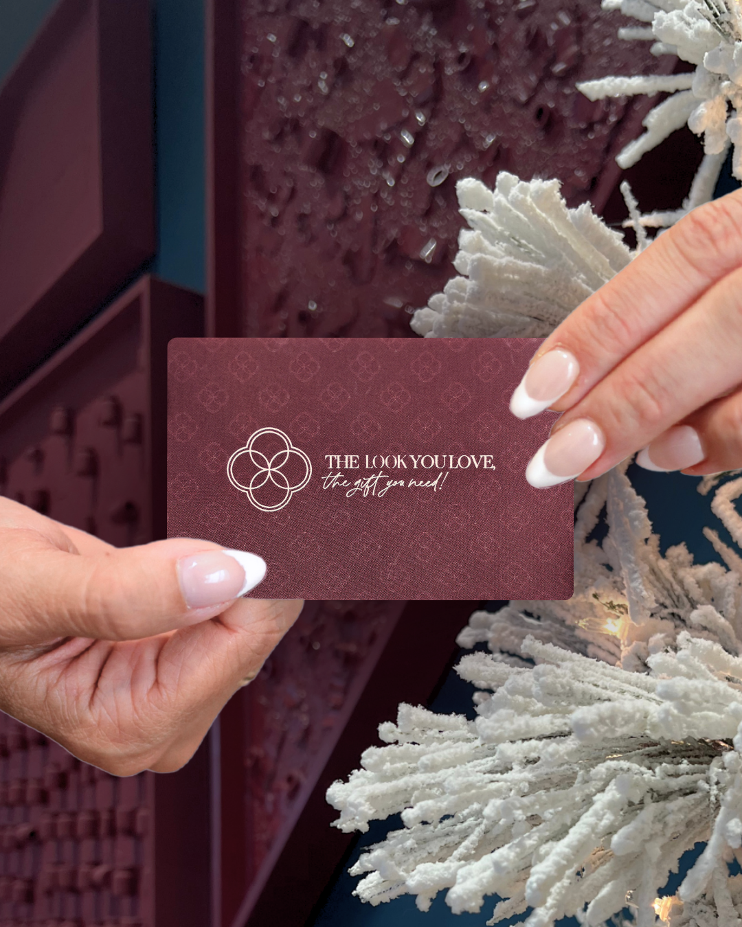 Physical Delivery Gift Card — Website Image OPTION B The Look Holiday Gift Card Sale